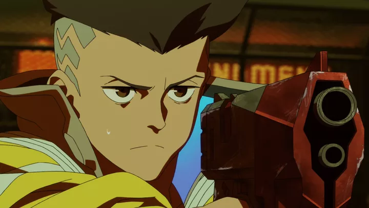 Still from CYBERPUNK: EDGERUNNERS episode 4, Lucky You