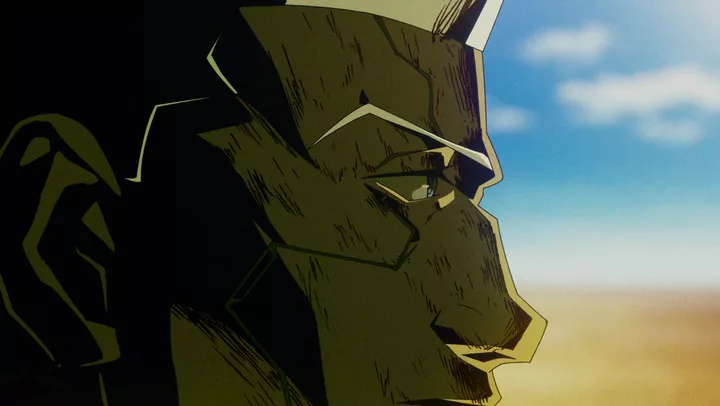 Scene from the Power and Its Costs arc of CYBERPUNK: EDGERUNNERS