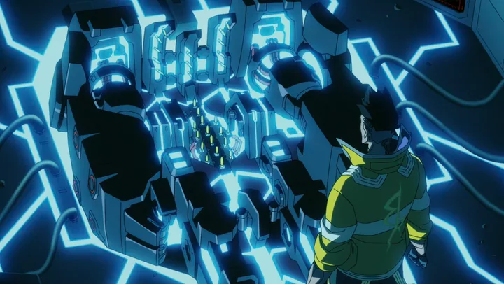 Scene from the The Final Run arc of CYBERPUNK: EDGERUNNERS