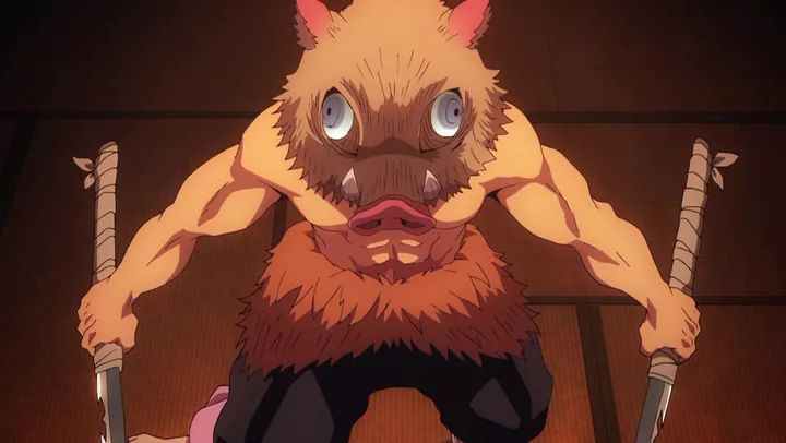 Scene from the Tsuzumi Mansion Arc arc of Demon Slayer: Kimetsu no Yaiba