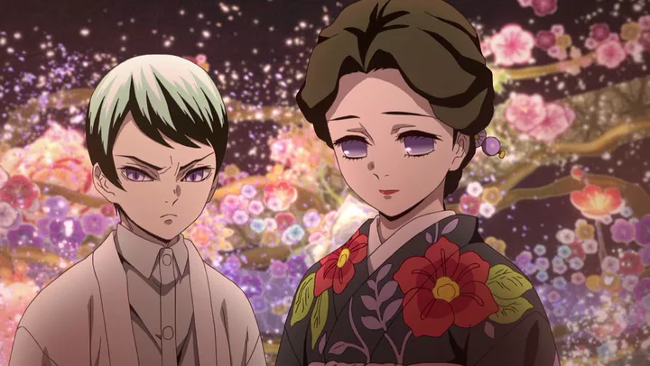 Scene from the Asakusa and First Missions arc of Demon Slayer: Kimetsu no Yaiba