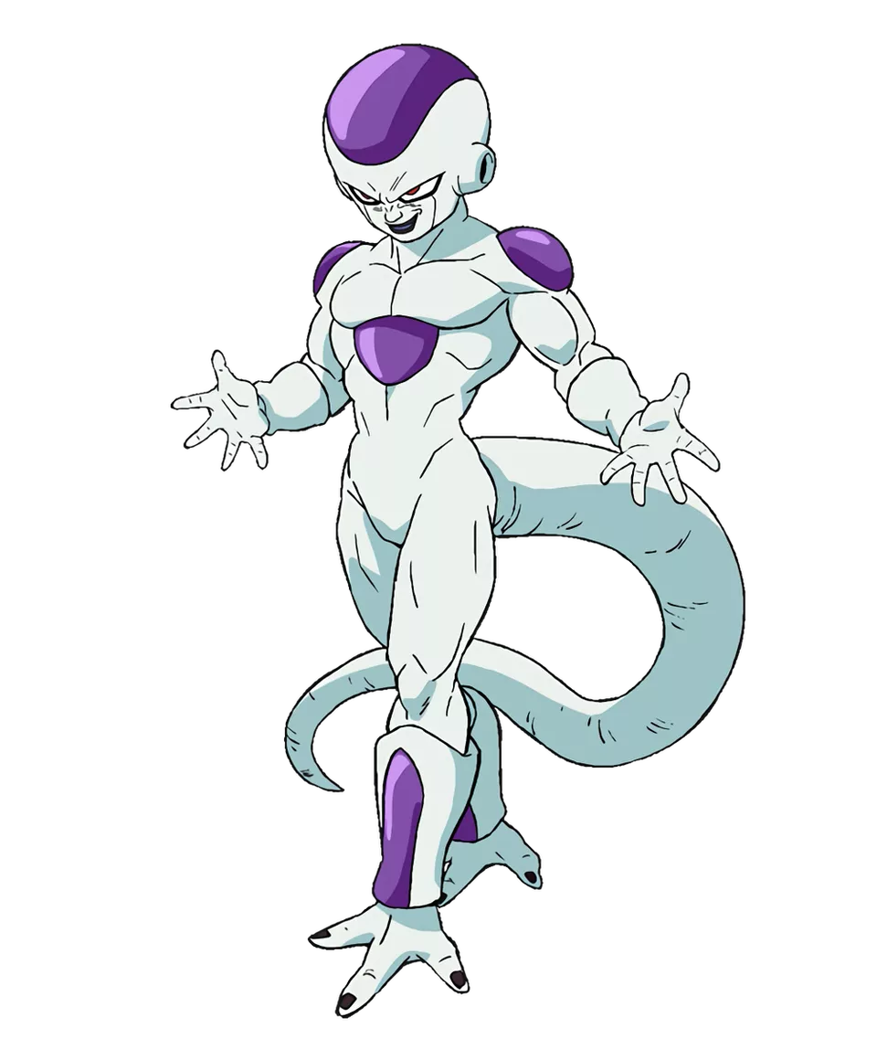 Portrait of a pale horned alien with purple biogems and a sleek armoured carapace, wearing a thin, cold smile