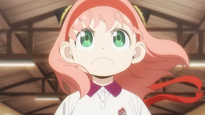 Scene from the Dodgeball and the First Stella arc of SPY x FAMILY