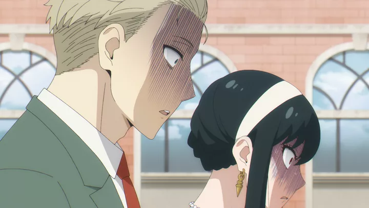 Still from SPY x FAMILY episode 5, WILL THEY PASS OR FAIL?